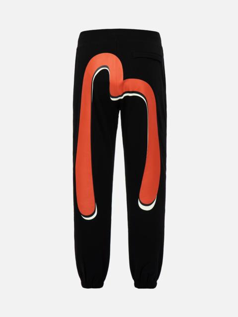 EVISU SEAGULL-DAICOCK PRINT SWEATPANTS