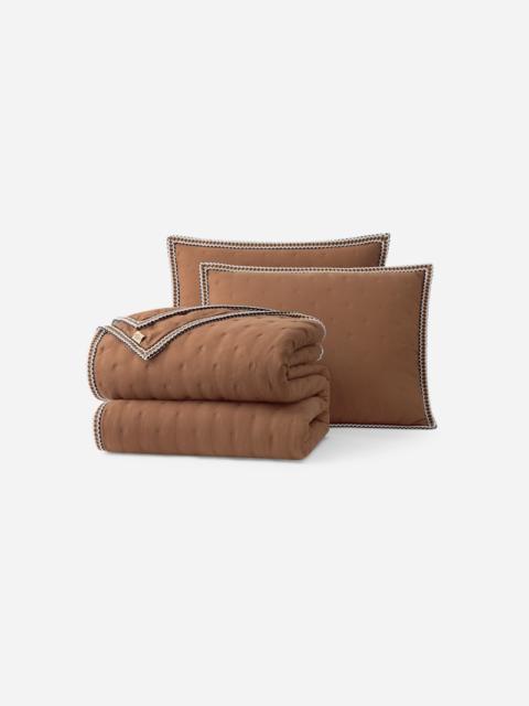 UGG Devon UGG®braid TOB Set F/Q Microfiber Bedding in Chestnut