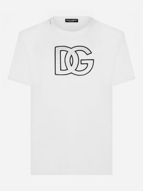 Cotton T-shirt with DG patch
