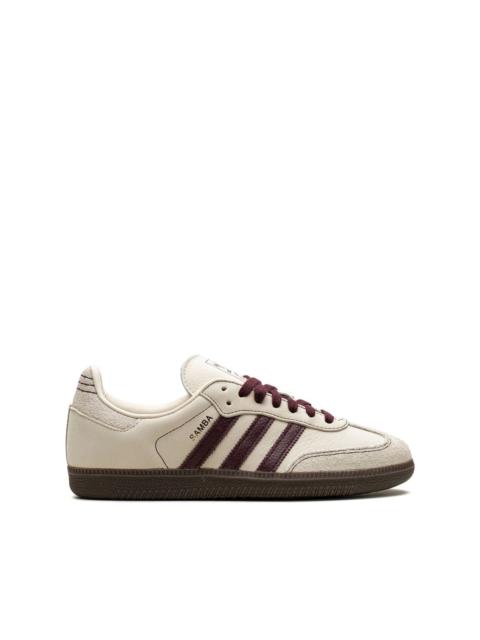 adidas Samba OG "Wonder White/Maroon" sneakers