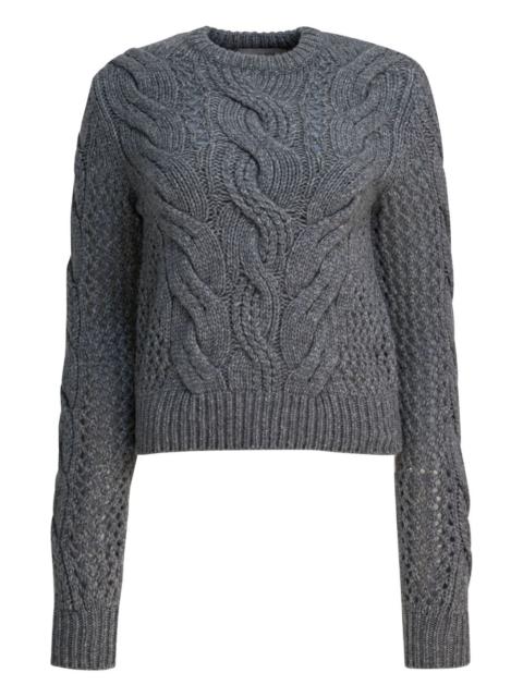 Max Mara cable-knit sweater