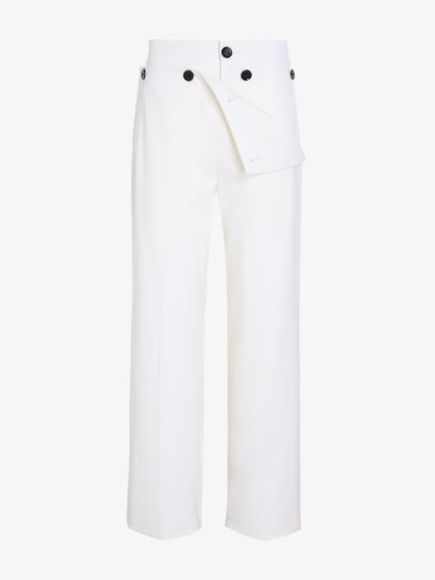 Proenza Schouler Oliver Pant in Wool Gabardine