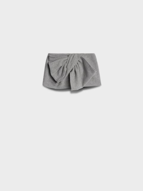 7 For All Mankind BOW MINI SKIRT in Wool Blend