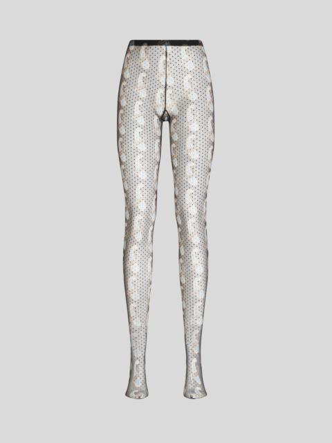 Etro PAISLEY TULLE LEGGINGS