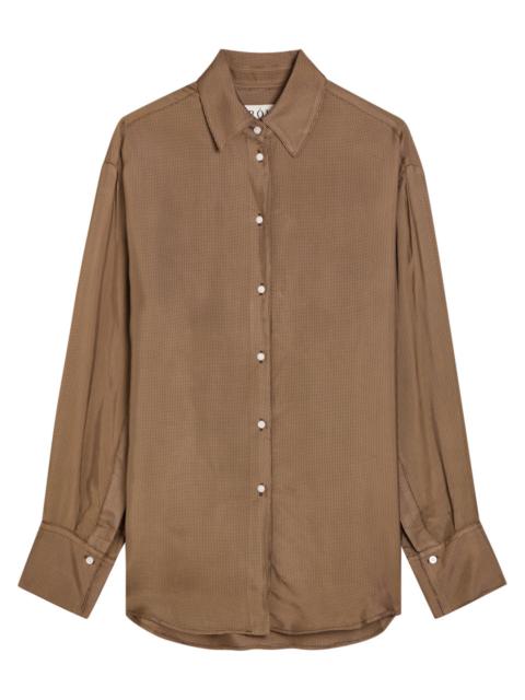 RÓHE Rohe Checked Satin Shirt