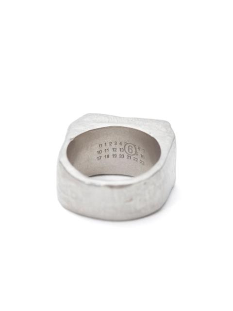 MM6 Maison Margiela Geometric numbers-motif ring