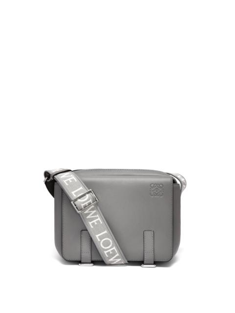 Loewe XS Military messenger bag in supple smooth calfskin and jacquard