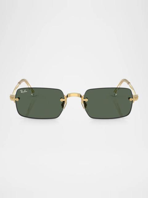 Ray-Ban x A$AP Rocky Men's Rb3928 Rimless Metal Rectangle Sunglasses