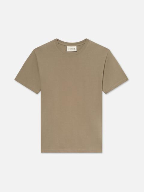 FRAME Logo Tee in Dry Sage