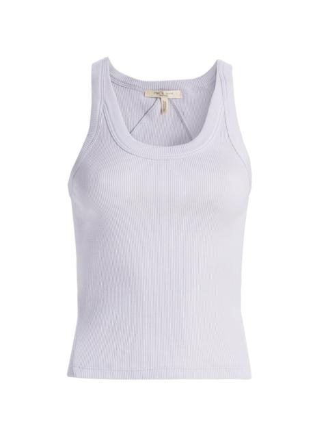 rag & bone Women's The Essential Rib Tank - Lavender Mist