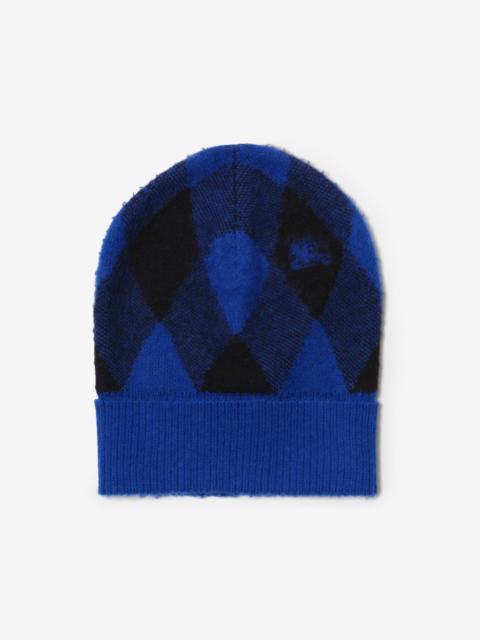 Burberry Argyle Wool Beanie