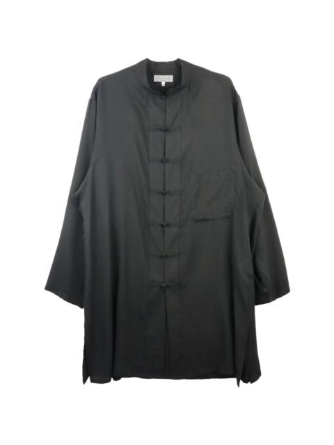 Yohji Yamamoto toggle-fastening satin shirt