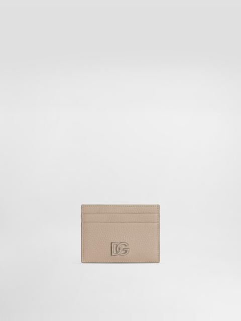 Dolce & Gabbana Calfskin card holder with logo