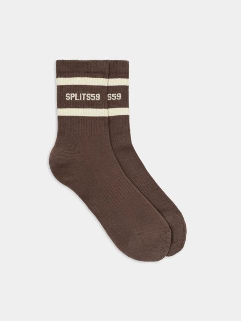 SPLITS59 Logo Stripe Quarter Socks