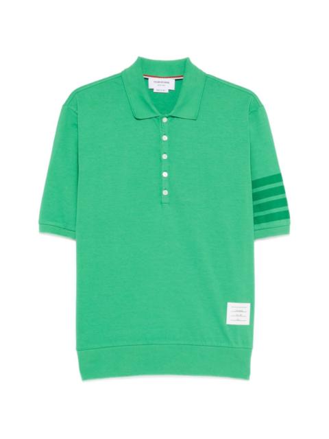 Thom Browne stripe-detail polo shirt
