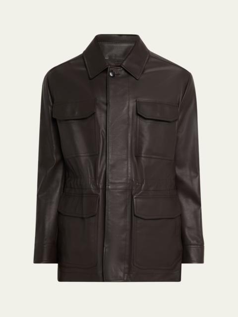 Brioni Men's Calfskin Field Jacket