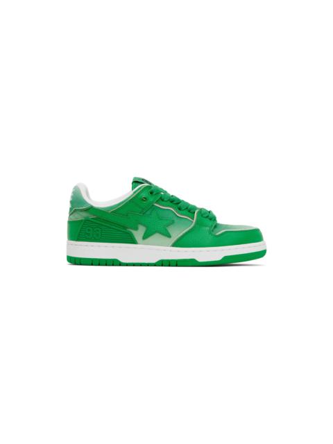 A BATHING APE® Green Sk8 Sta #4 Sneakers