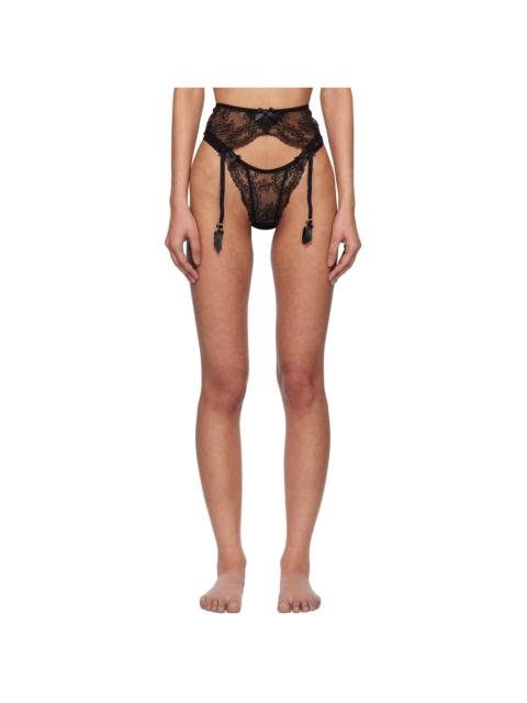 Agent Provocateur Black Love Garter Belt