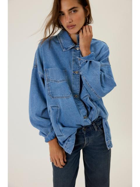 FREE PEOPLE We The Free Madison City Denim Jacket