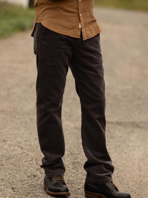 HIROSHI KATO The Pipe Straight Corduroy Chino - Carob