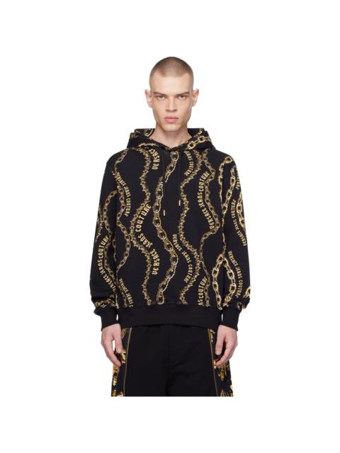VERSACE JEANS COUTURE Black Chain Couture Hoodie