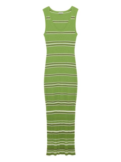 SIMKHAI Mariana striped knit maxi dress