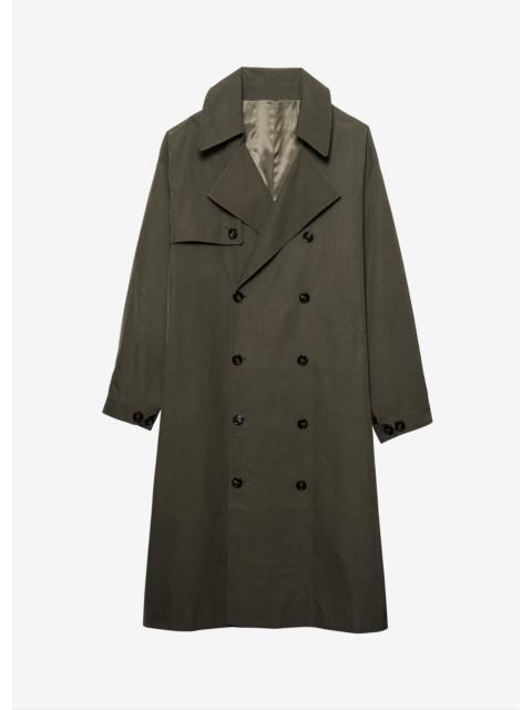 The Frankie Shop Mavis Oversized Trench - Khaki