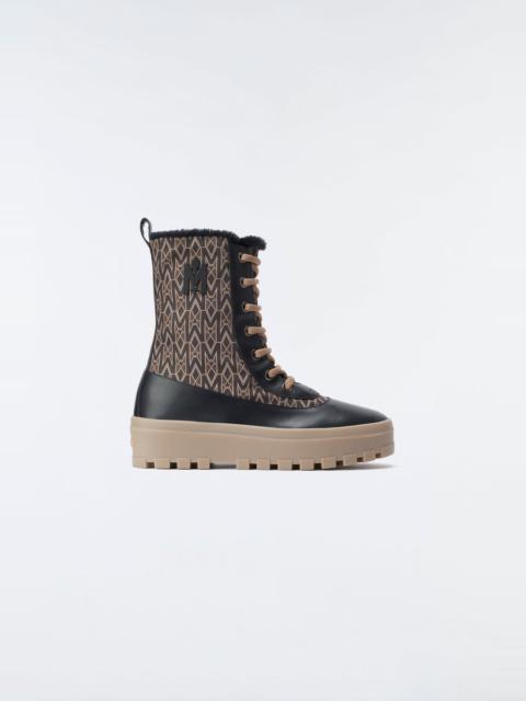 MACKAGE HERO shearling-lined monogram winter boot for men