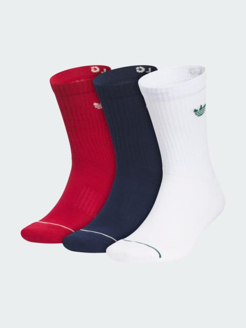 adidas Unisex Originals Trefoil 3.0 3-Pack Crew