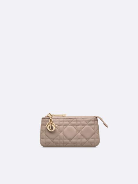 Dior Lady Dior Zipped Key Case