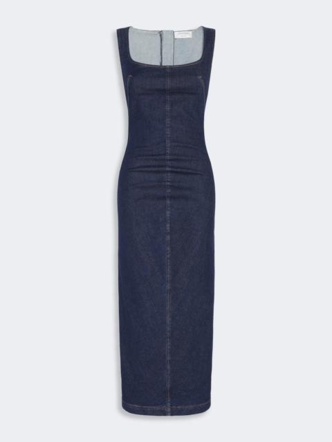 Sportmax CLASSE Sleeveless denim dress - MIDNIGHTBLUE