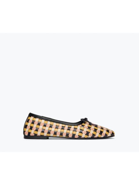 FRĒDA SALVADOR JADA SQUARE TOE BALLET FLAT