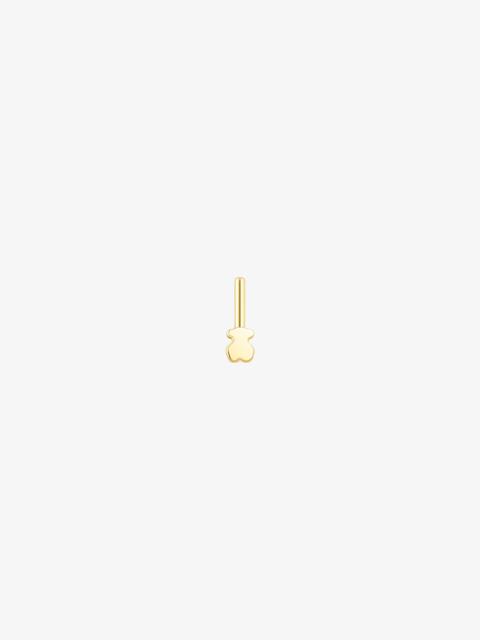 TOUS 18K solid gold TOUS Basics bear nose Piercing
