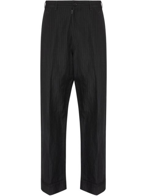 Maison Margiela pinstripe-pattern trousers
