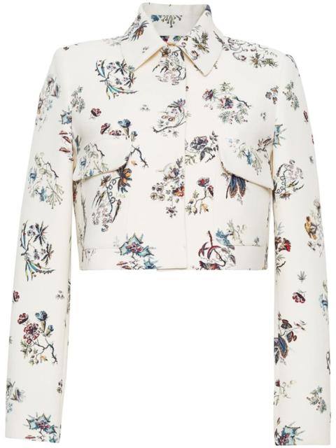 ADAM LIPPES floral jacket