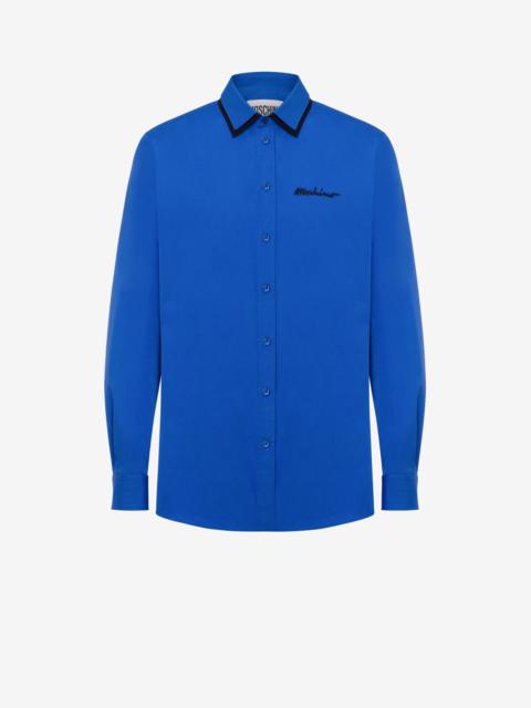 Moschino CONTRASTING LAYERS POPLIN SHIRT