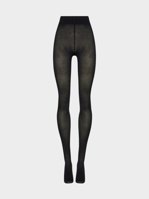 Wolford Mary Cotton Rib Tights
