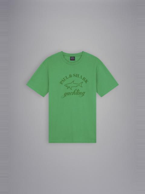 COTTON T-SHIRT WITH PRINTED LOGO