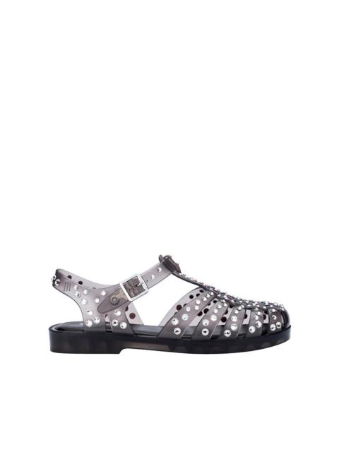 Melissa POSSESSION CRYSTALS SANDALS - BLACK