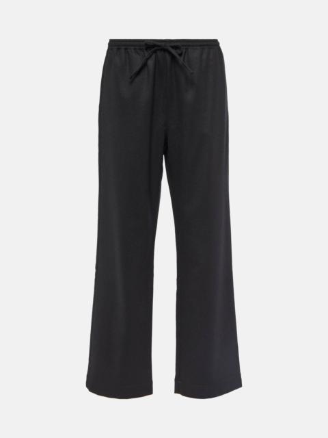 ASCENO Aurelia wool and cashmere pants