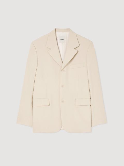 Sandro OVERSIZED WOOL SUIT JACKET