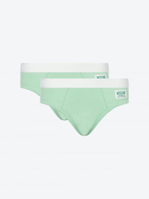 Moschino SET OF 2 NATURE FRIENDLY BRIEFS