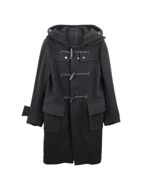 hooded wool-blend duffle coat