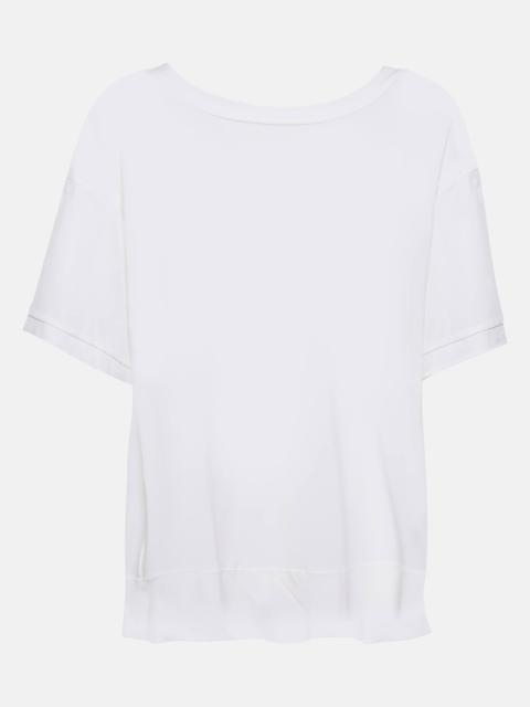 CELINE babydoll mini dress in crepe de chine | REVERSIBLE