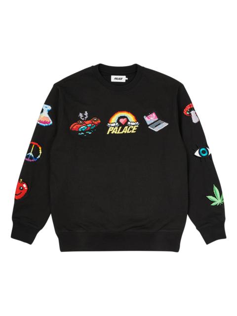 PALACE Palace Vesuvio Knit 'Black' | REVERSIBLE