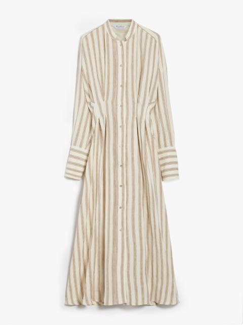 Max Mara Striped linen long dress