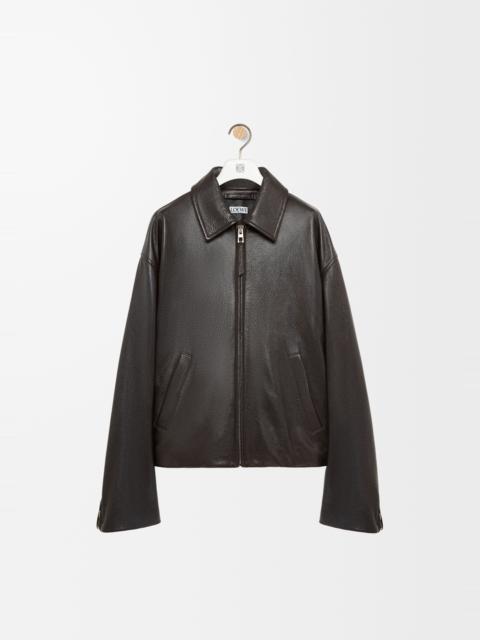 Loewe Zip-up jacket in deerskin