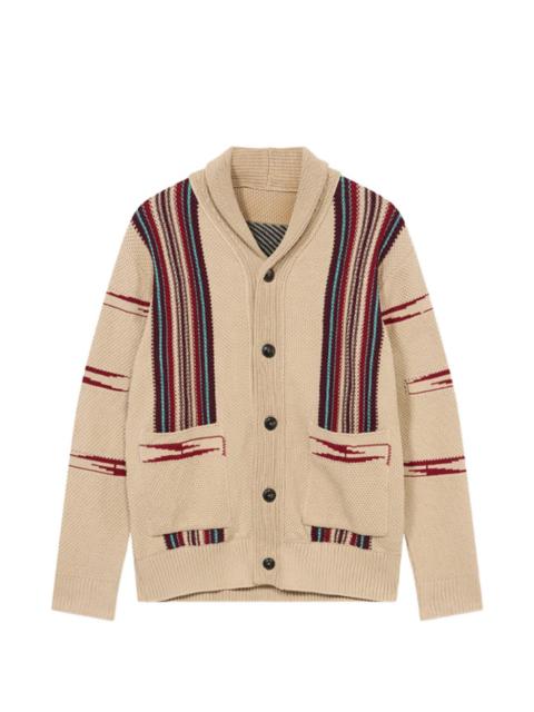 FORTELA Henryc native-pattern cardigan