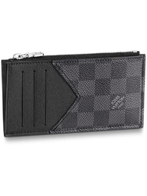 Louis Vuitton Louis Vuitton Coin Card Holder Damier Graphite Grey/Black