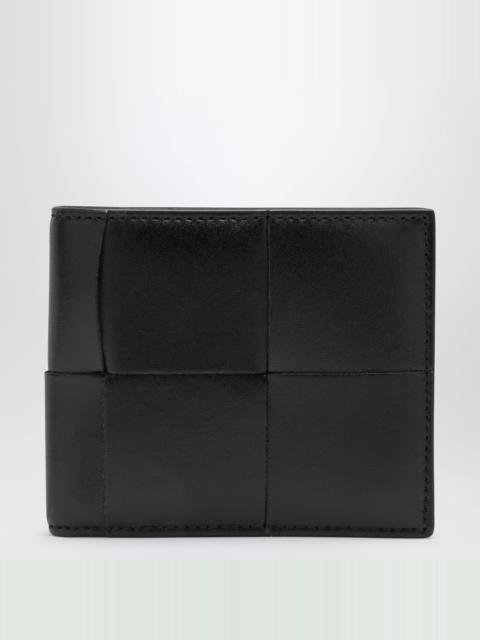 Bottega Veneta Black Intreccio bi-fold wallet